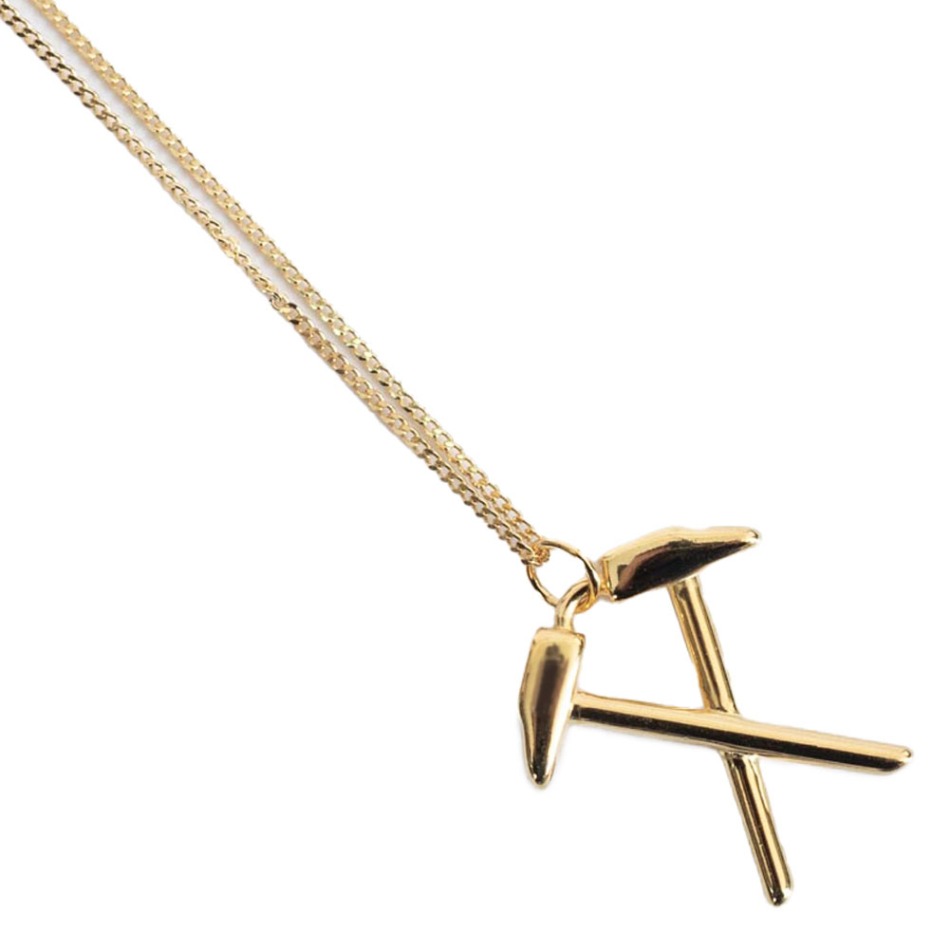 West Ham United řetízek na krk s&nbsp;přívěškem 18ct Gold Plated on Silver - West Ham United klíčenky, náramky, šperky