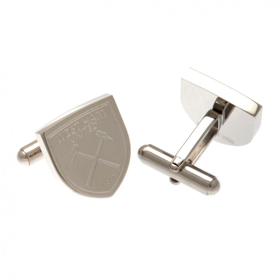 West Ham United manžetové knoflíčky Stainless Steel Cufflinks CR - West Ham United klíčenky, náramky, šperky