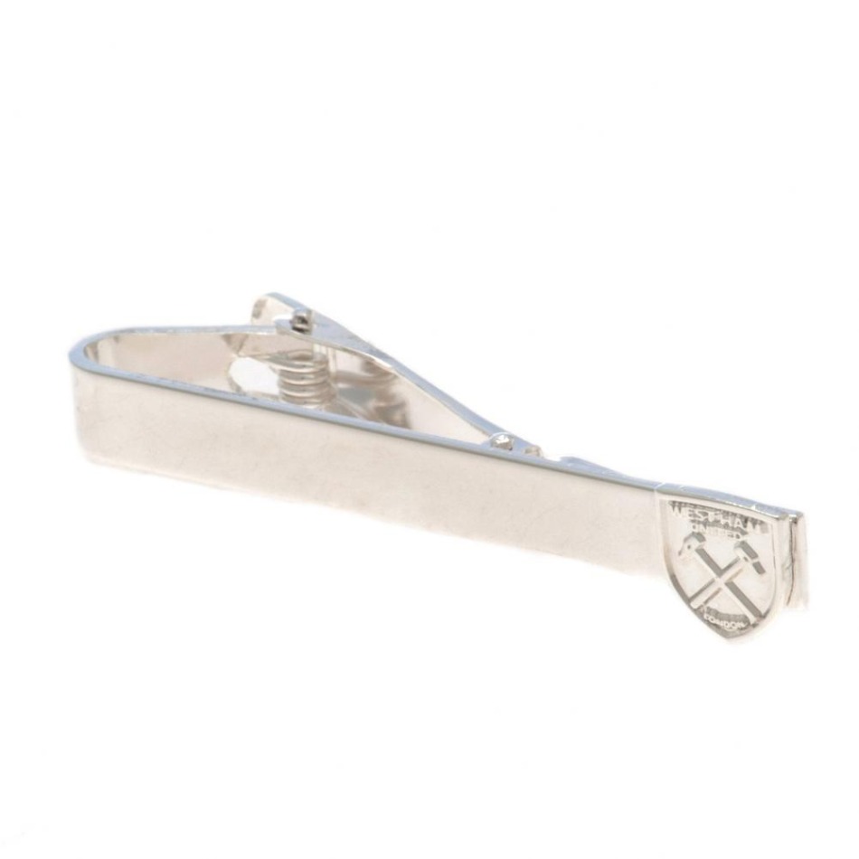 West Ham United kravatová spona Silver Plated Tie Slide - West Ham United klíčenky, náramky, šperky