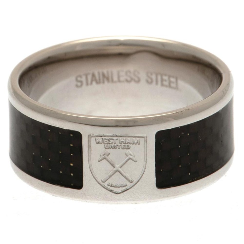 West Ham United prsten Carbon Fibre Ring Small