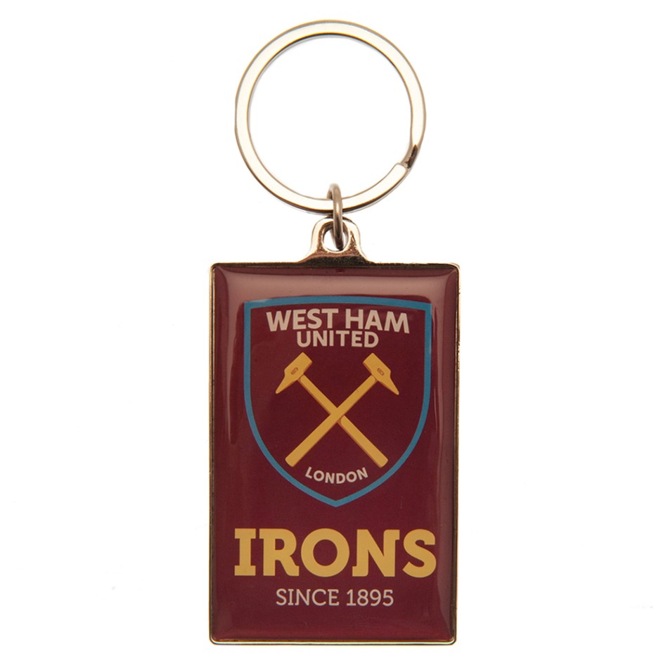 West Ham United klíčenka deluxe keyring - West Ham United klíčenky, náramky, šperky