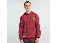West Ham United pánská mikina s kapucí Crest claret