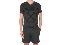 West Ham United pánské pyžamo Short grey