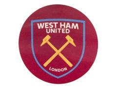 West Ham United samolepka Single Car Sticker CR