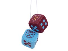 West Ham United kostky do auta Hanging Dice