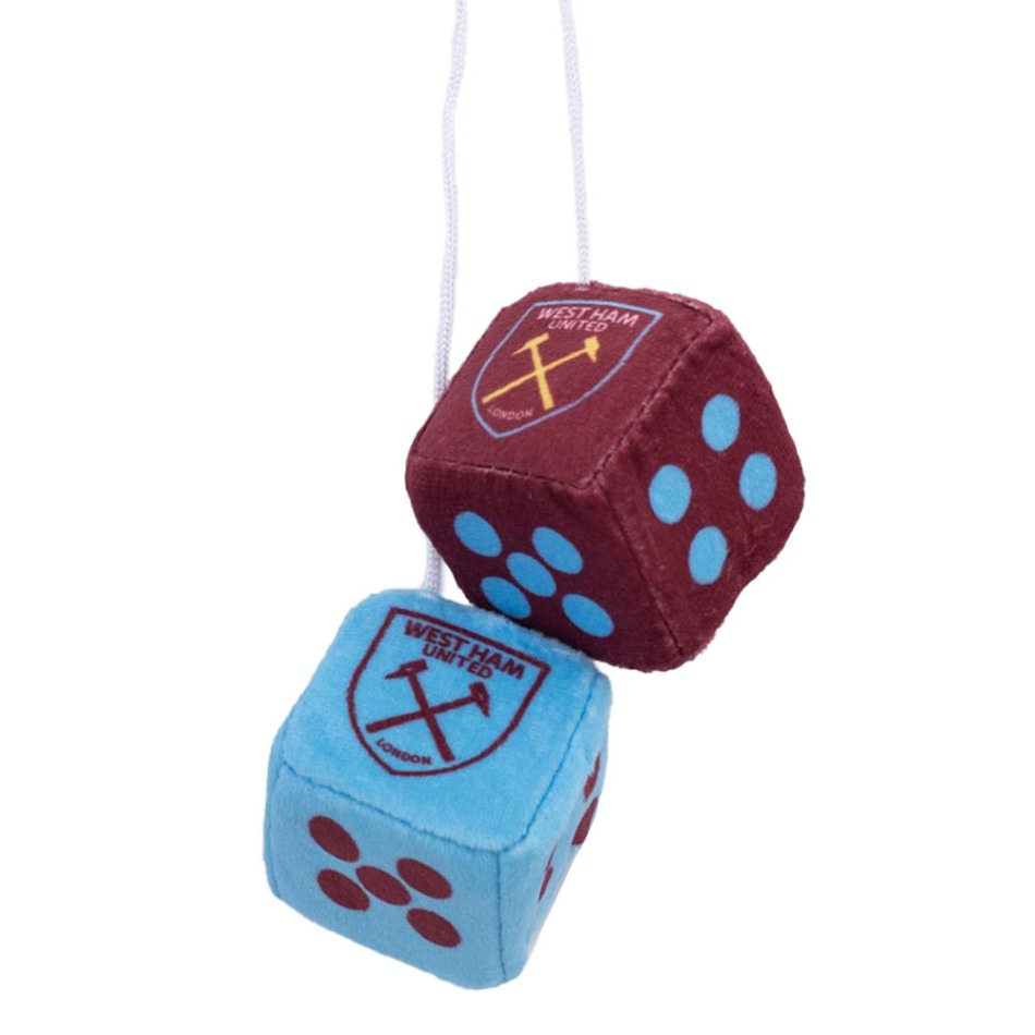 West Ham United kostky do auta Hanging Dice - West Ham United ostatní suvenýry