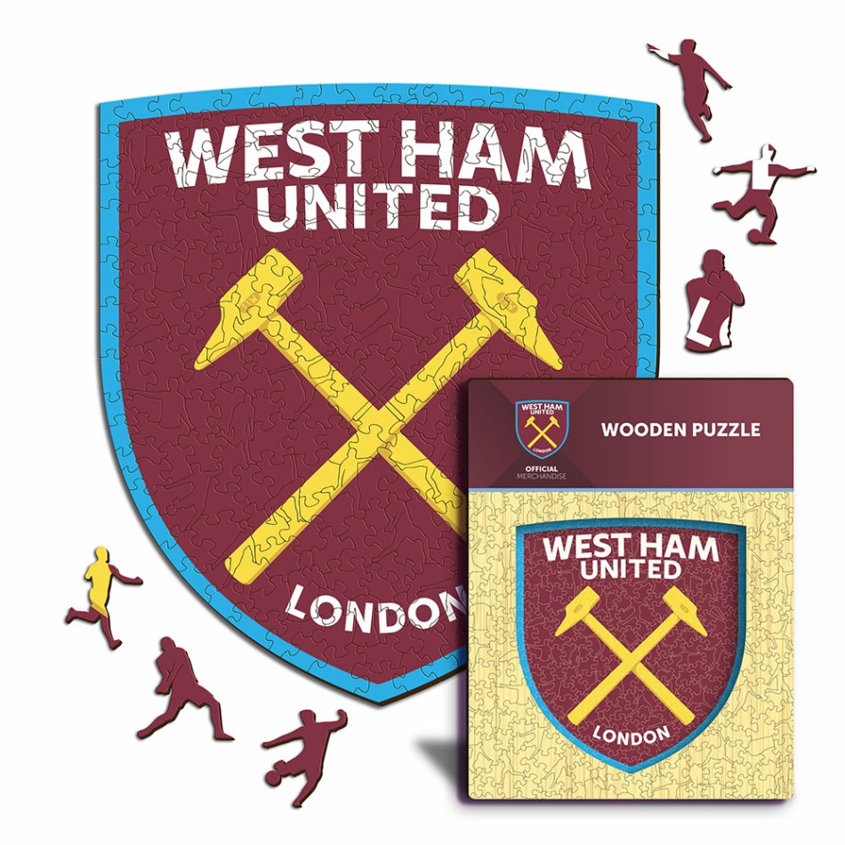 West Ham United dřevěné puzzle Crest 500 pcs
