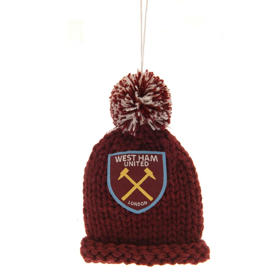West Ham United čepice do auta Hanging Bobble Hat - West Ham United ostatní suvenýry