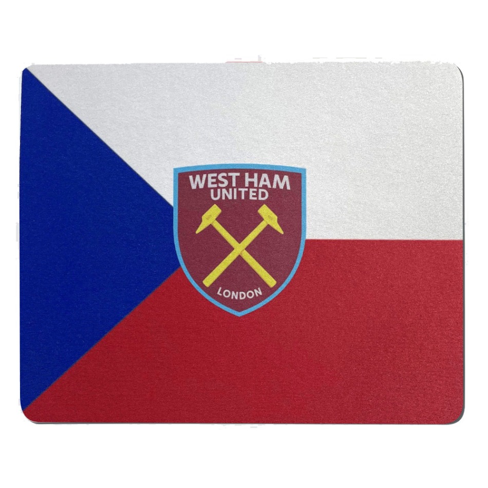 West Ham United podložka pod myš Czech flag