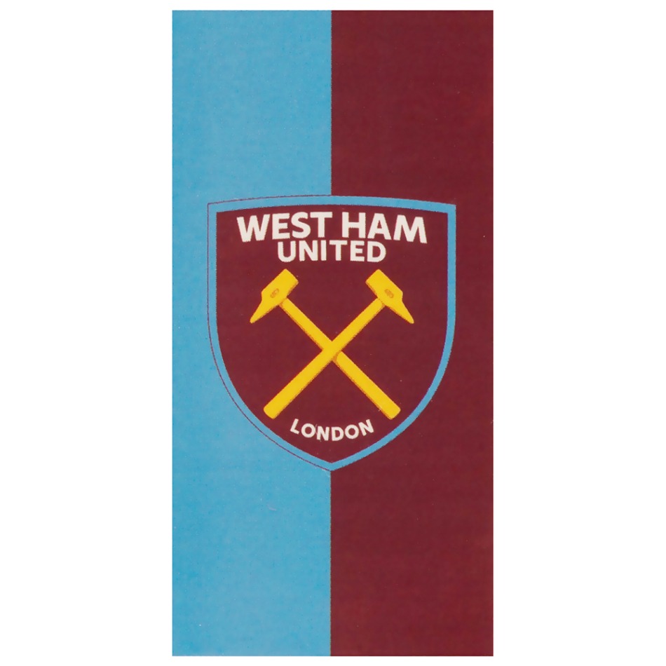 West Ham United osuška Claret Sky - West Ham United povlečení, ručníky, deky