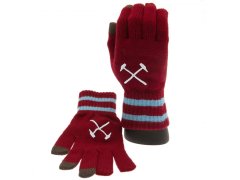 West Ham United dětské rukavice Touchscreen Knitted Gloves Youths