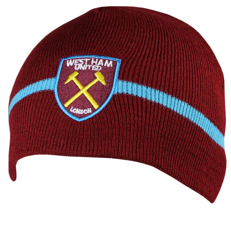 West Ham United zimní čepice Knitted Hat - West Ham United šály, čepice, rukavice