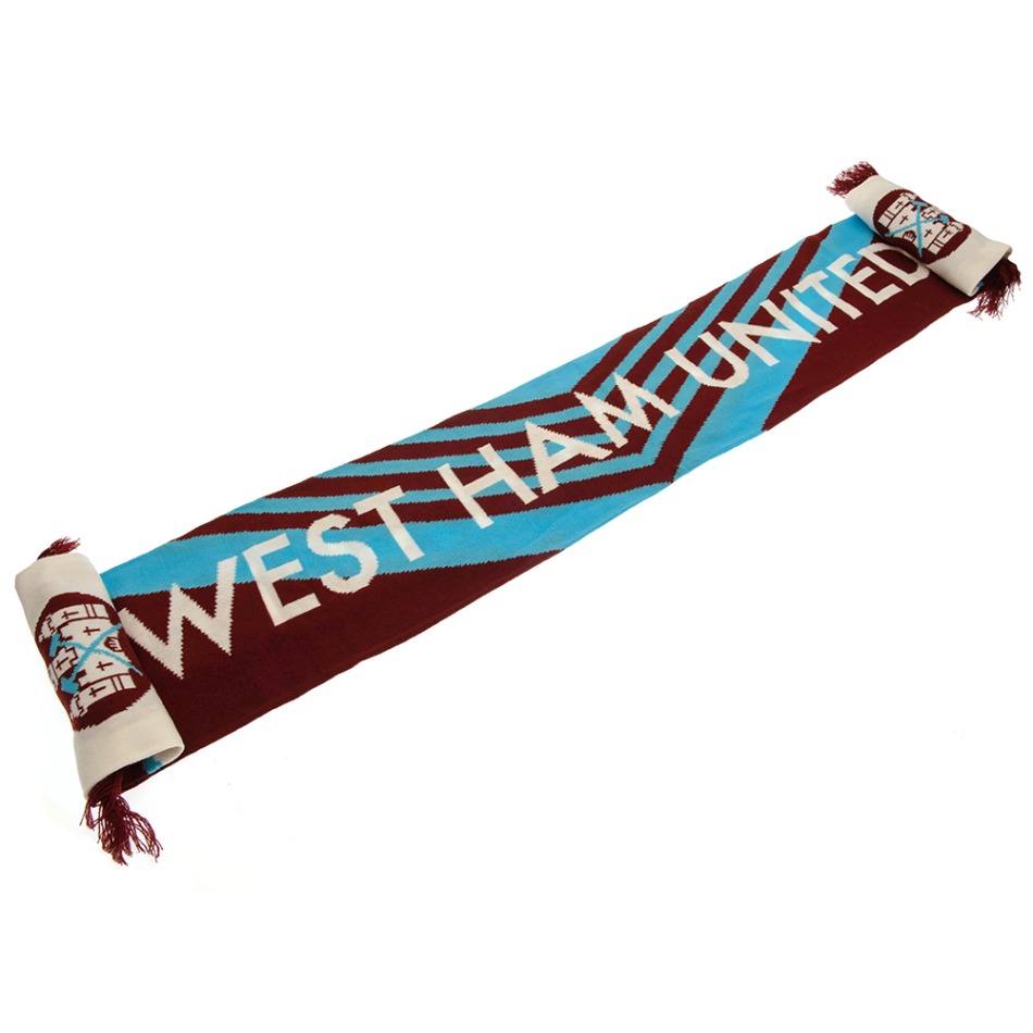 West Ham United zimní šála Retro 1976 - West Ham United šály, čepice, rukavice