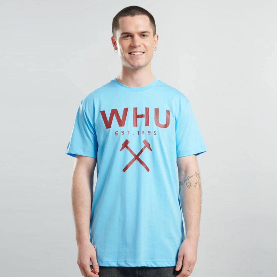 West Ham United pánské tričko Graphic blue
