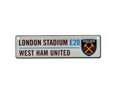 West Ham United cedule na okno Window Sign