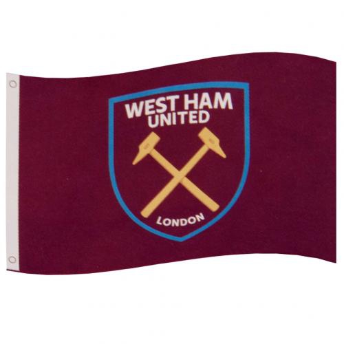 West Ham United vlajka Flag CC - West Ham United vlajky, plakáty