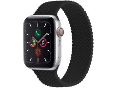 4wrist Elastický silikonový řemínek pro Apple Watch 38/40/41 mm - Black