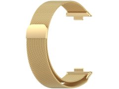 4wrist Milánský tah pro Huawei Fit 3 - Milanese Loop Gold