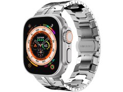 4wrist Ocelový tah Iron Man pro Apple Watch 42/44/45/49 mm - Silver
