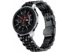 4wrist Ocelový tah pro Samsung Galaxy Watch - Černý 22 mm