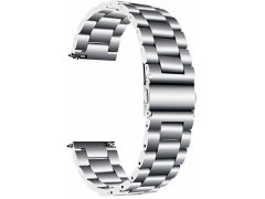 4wrist Ocelový tah pro Samsung Galaxy Watch - Silver 22 mm