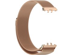 4wrist Řemínek pro Samsung Fit 3 - Milanese Loop Rose Gold