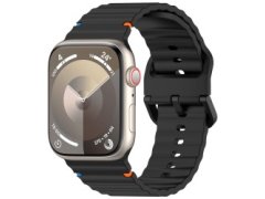 4wrist Řemínek ze silikonu pro Apple Watch 38/40/41 mm - Black