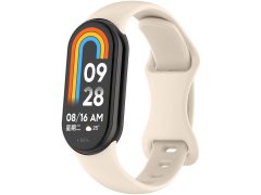 4wrist Řemínek ze silikonu pro Xiaomi 9 a 8 - Krémová