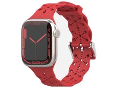 4wrist Silikonový řemínek pro Apple Watch 38/40/41 mm - Červený