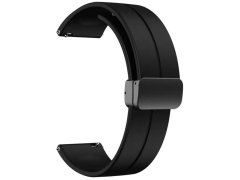 4wrist Silikonový řemínek pro Garmin Fenix 7S/6S/5S - 20 mm - Black