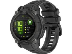 4wrist Silikonový řemínek pro Garmin Instinct 3 Solar a Instinct 3 AMOLED 50 mm - Black
