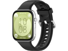 4wrist Silikonový řemínek pro Huawei Fit 3 - Black