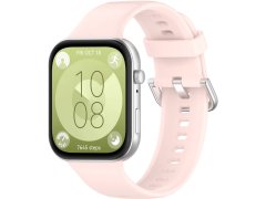 4wrist Silikonový řemínek pro Huawei Fit 3 - Pink