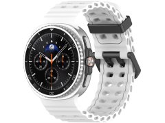 4wrist Silikonový sportovní řemínek pro Samsung Galaxy Watch8 - Bílý