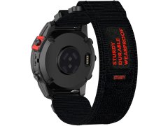 4wrist Velcro řemínek pro Garmin 22 mm - Black