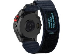 4wrist Velcro řemínek pro Garmin 26 mm - Blue