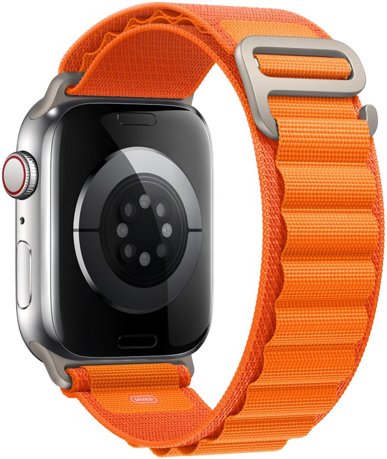 4wrist Apple watch Alpine loop straps #Orange 42/44/45/49mm - Hodinky 4wrist