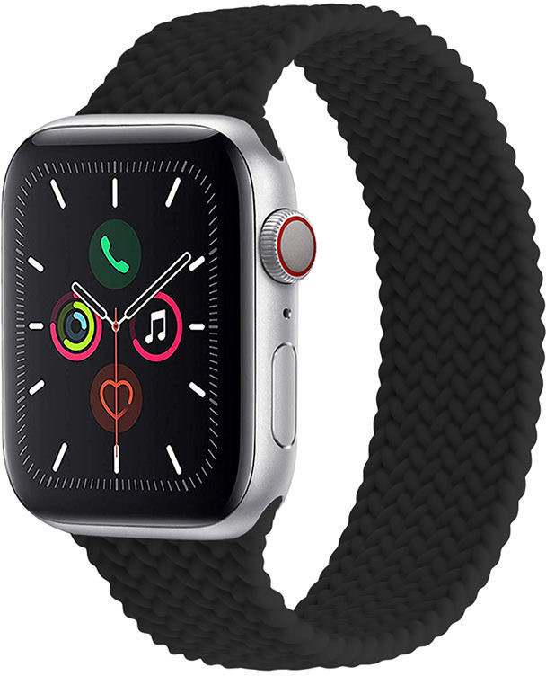 4wrist Elastický silikonový řemínek pro Apple Watch 38/40/41 mm - Black - Hodinky 4wrist