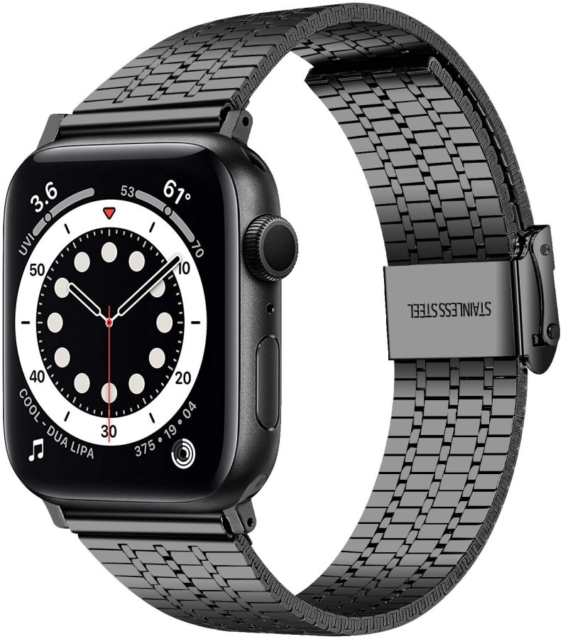4wrist Milánský tah pro Apple Watch 38/40/41 mm - Black - Hodinky 4wrist