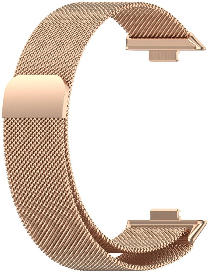 4wrist Milánský tah pro Huawei Fit 3 - Milanese Loop Rose Gold 4wrist Milánský tah pro Huawei Fit 3 - Milanese Loop Rose Gold - Hodinky 4wrist