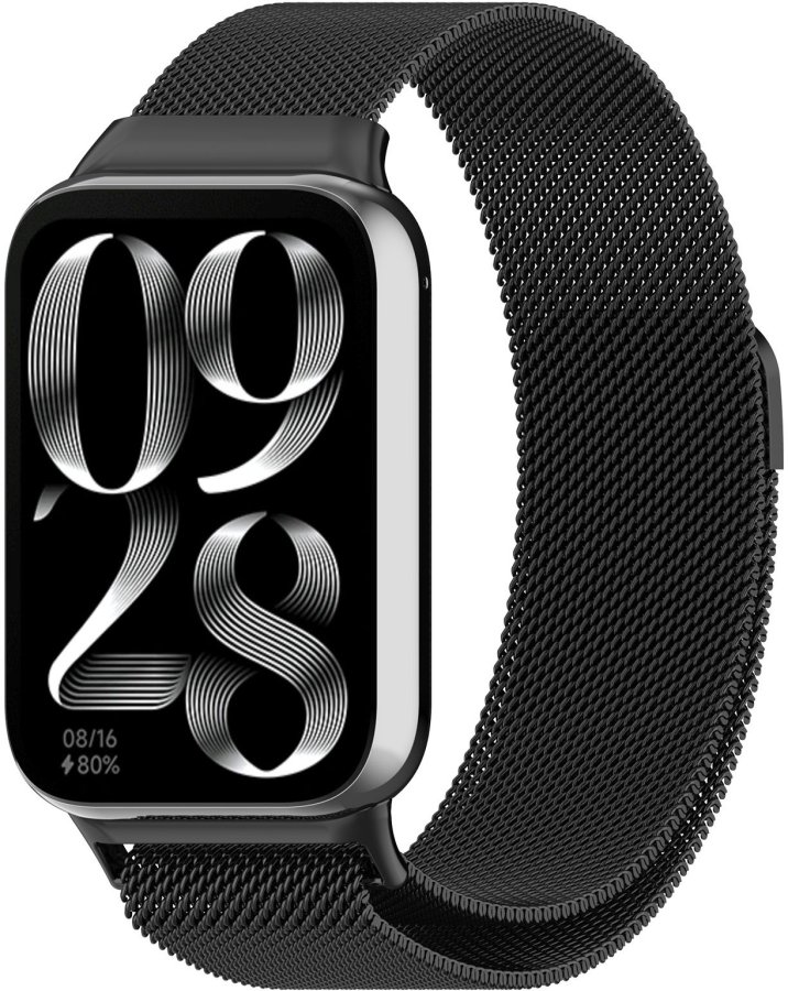 4wrist Milánský tah pro Xiaomi 9 Pro a 8 Pro - Black 4wrist Milánský tah pro Xiaomi 9 Pro a 8 Pro - Black - Hodinky 4wrist