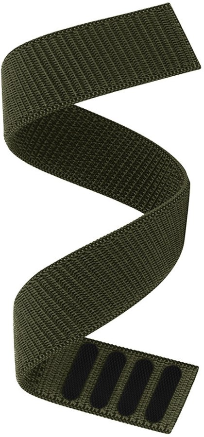 4wrist Nylonový Loop řemínek pro Garmin Fenix 7S/6S/5S - 20 mm - Green - Hodinky 4wrist