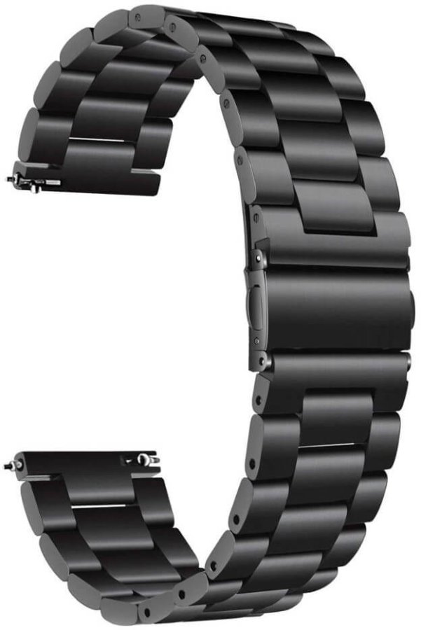 4wrist Ocelový tah pro Samsung Galaxy Watch - Black 22 mm - Hodinky 4wrist