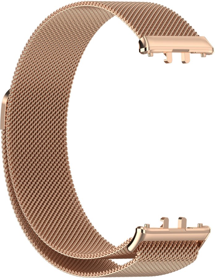 4wrist Řemínek pro Samsung Fit 3 - Milanese Loop Rose Gold - Hodinky 4wrist