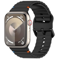 4wrist Řemínek ze silikonu pro Apple Watch 38/40/41 mm - Black - Hodinky 4wrist