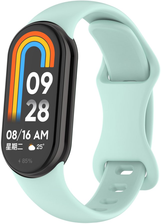 4wrist Řemínek ze silikonu pro Xiaomi 9 a 8 - Light Green 4wrist Řemínek ze silikonu pro Xiaomi 9 a 8 - Light Green - Hodinky 4wrist