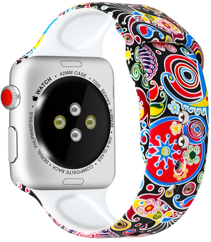 4wrist Silikonový řemínek pro Apple Watch - Colourful 42/44/45/49 mm - Hodinky 4wrist