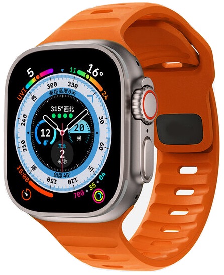 4wrist Silikonový řemínek pro Apple Watch - Orange 38/40/41 mm - Hodinky 4wrist