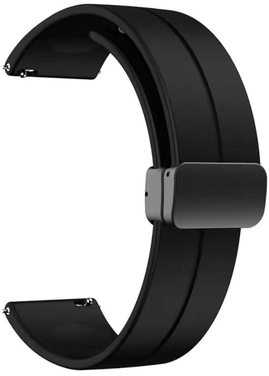 4wrist Silikonový řemínek pro Garmin Fenix 7S/6S/5S - 20 mm - Black - Hodinky 4wrist