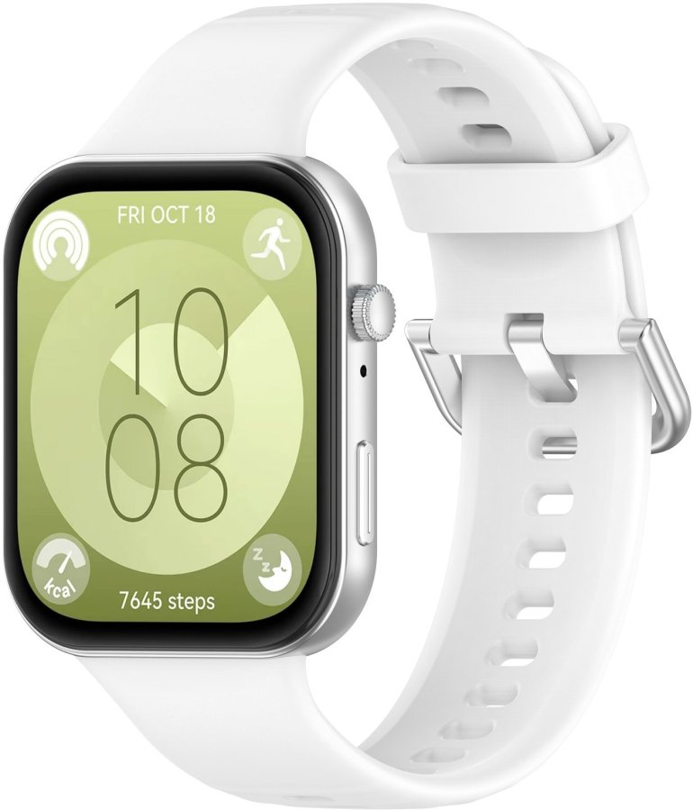 4wrist Silikonový řemínek pro Huawei Fit 3 - White - Hodinky 4wrist